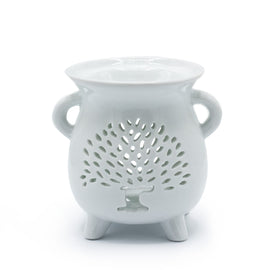 Caildren Oil Burner - Tree of Life - White