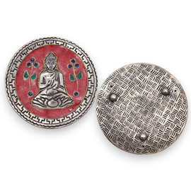 Buddha Red Decor Incense Holder