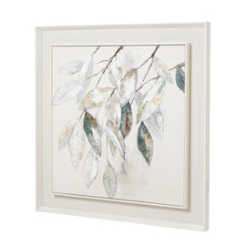 Dolce Mottle Leaf Framed Painting On Canvas