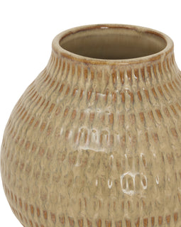 Sabbia Collection Medium Textured Vase