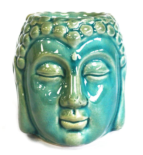 Buddha Oil Burner - Blue