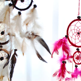 Bali Dreamcatchers - Large Round - Rainbow