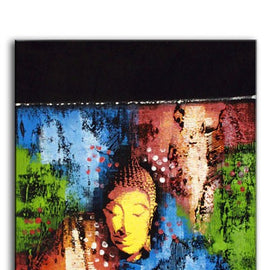 Abstract Buddha Green Long 60x80cm