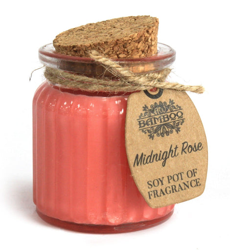 Midnight Rose Soy Pot of Fragrance Candles