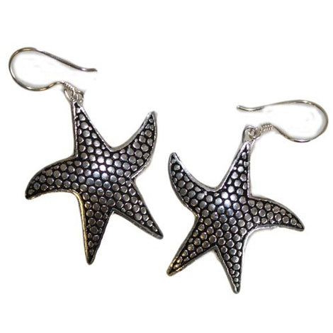 Silver Earrings - Star Fish