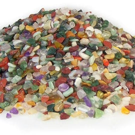 Mixed Natural Gemstone Chips - 1KG