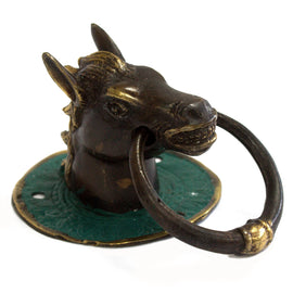 Brass Door Knocker - Horses Head