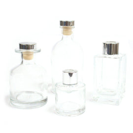 250 ml Round Antique Reed Diffuser Bottle - Clear