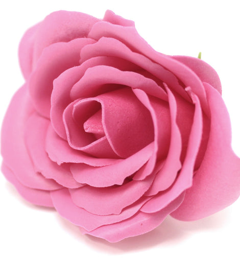 Craft Soap Flowers - Lrg Rose - Rose