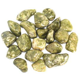 African Gemstone Epidote - Snowflake