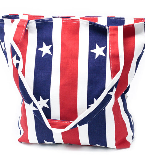 Strong Canvas Bags - Red White & Blue