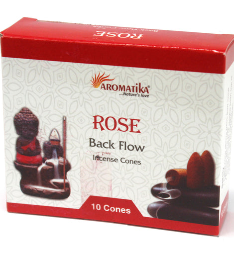 Aromatica Backflow Incense Cones - Rose