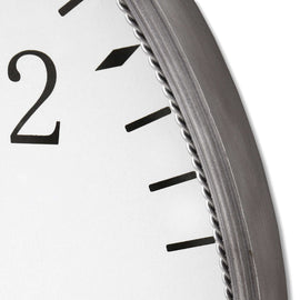 Silver Pocket Watch Wall Clock