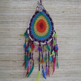 Bali Dream Catchers - Large Multi Teardrop