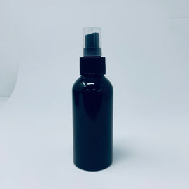 120m Black Aluminium bottle & spray cap