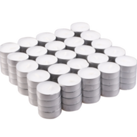 100x Unscented Tealight (4hr)