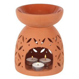 20cm Large Terracotta Oil Burner