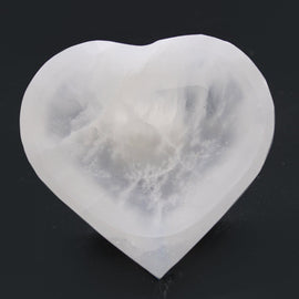 Selenite Heart Bowl - 10cm