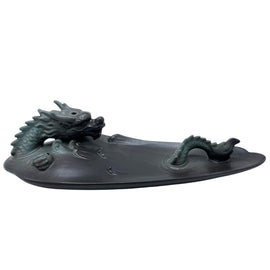 Backflow Incense Burner - Dragon in Pool with Surprising Details