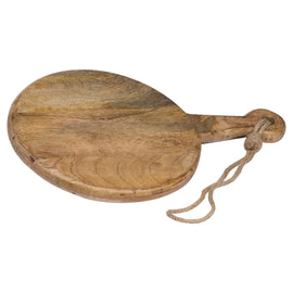 Round Hanging Hard Wood Chopping Board