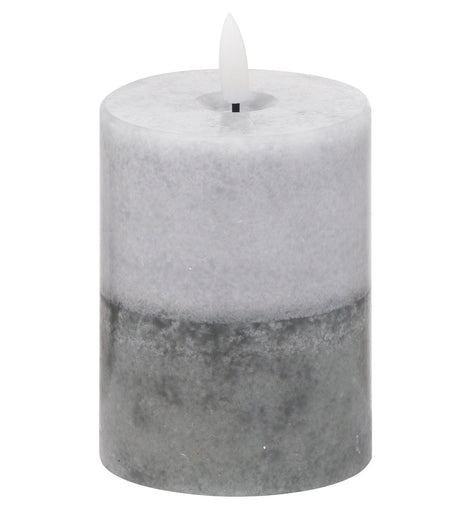 Luxe Collection Natural Glow 3x4 Stone LED Candle