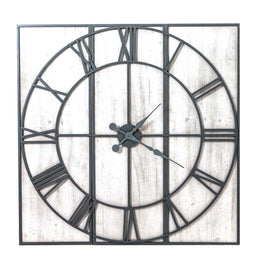 Roza Panelled Wall Clock