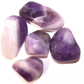 L Tumble Stones - Amethyst Banded