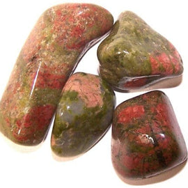 L Tumble Stones - Unakite