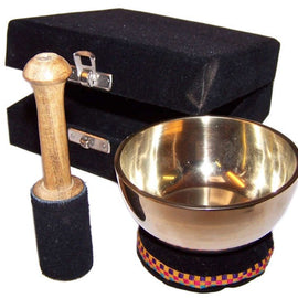 Brass Singing Bowl Gift Set - 9cm