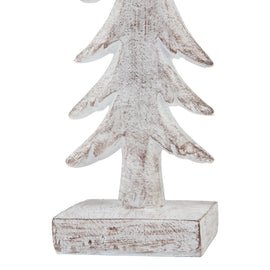 Medium Snowy Forest Tree Sculpture