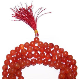 108 Bead Mala - Carnelian