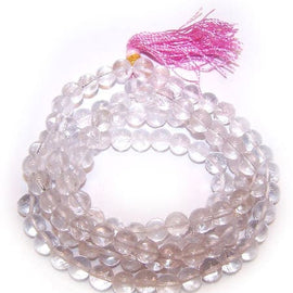 108 Bead Mala - Rock Crystal