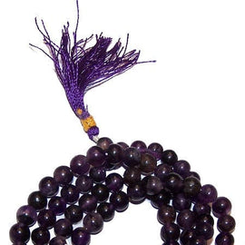 108 Bead Mala - Black Agate