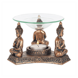 Bronze Buddha Oil Burner