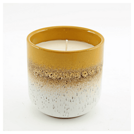 9cm Reactive Glaze Abstract Candle