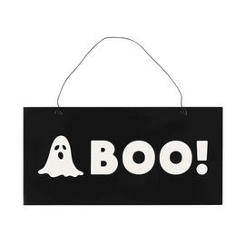 Boo Ghost Hanging Sign