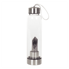 Amethyst Calming Glass Water Bottle