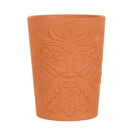 16cm Green Man Terracotta Plant Pot