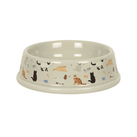 Cat Print Food Bowl