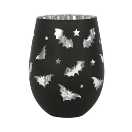 Bat Stemless Wine Glass