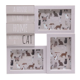 29cm Cat Multi Photo Frame