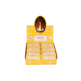 Set of 12 Packets of Sandalwood Dhoop Cones by Satya