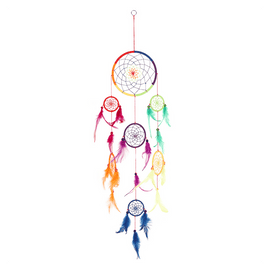 90cm Multi Rainbow Dreamcatcher