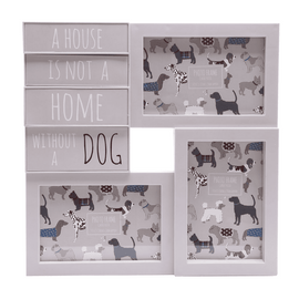 29cm Dog Multi Photo Frame