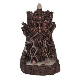 Bronze Effect Tree Man Backflow Incense Burner