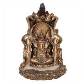 Bronze Ganesh Backflow Incense Burner