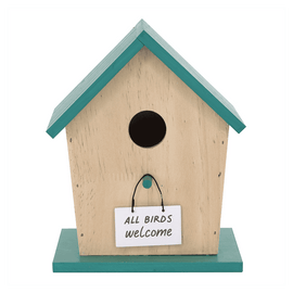 All Birds Welcome Bird House