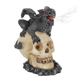 Black Dragon Incense Cone Burner by Anne Stokes