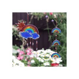 35cm Sun and Rainbow Suncatcher